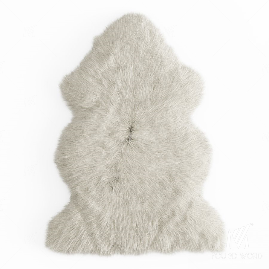 Sheepskin rug